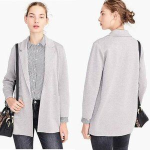 J Crew Sparkly Sophie Open Front Sweater Blazer
